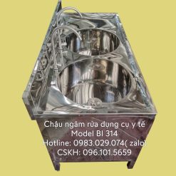 Chậu ngâm rửa dụng cụ y tế