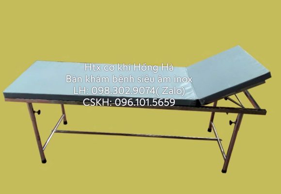 b&agrave;n kh&aacute;m bệnh inox b&agrave;n si&ecirc;u &acirc;m giường kh&aacute;m bệnh giướng kh&aacute;m si&ecirc;u &acirc;m inox