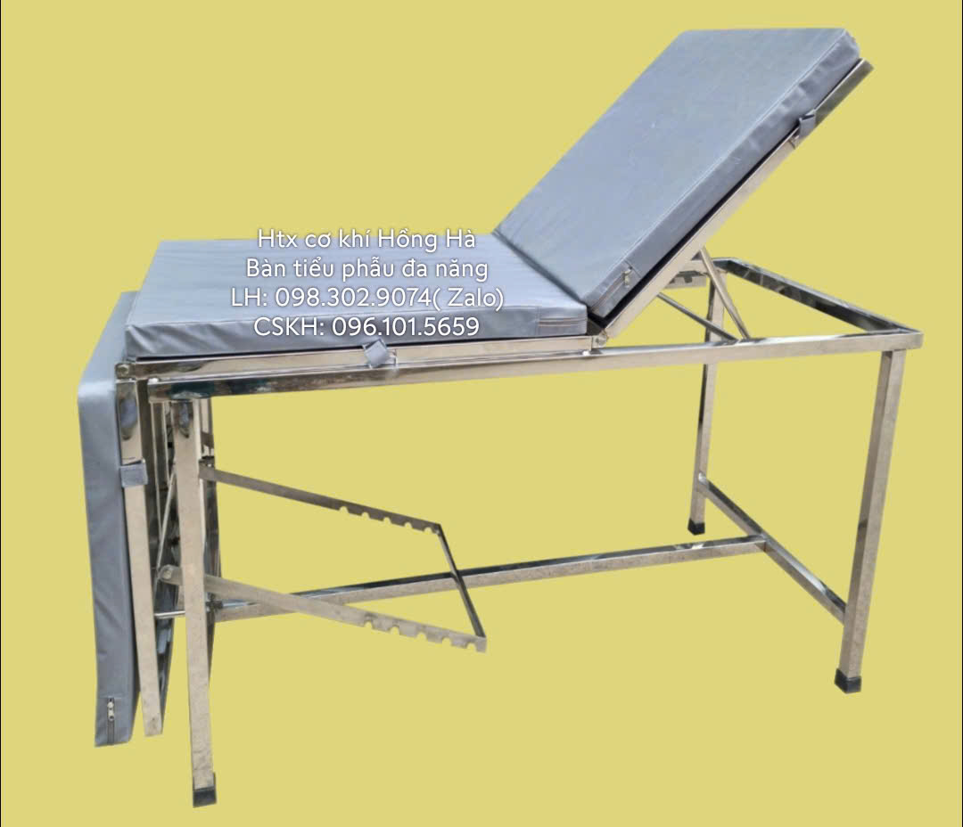 b&agrave;n tiểu phẫu đa năng, b&agrave;n kh&aacute;m, b&agrave;n tiểu phẫu inox